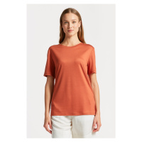 TRIČKO GANT REL DRAPED SS T-SHIRT oranžová