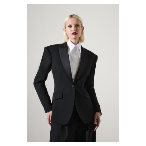 Blejzr karl lagerfeld tailored blazer black