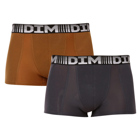 2PACK pánské boxerky DIM vícebarevné (DI0001N1-AA3)