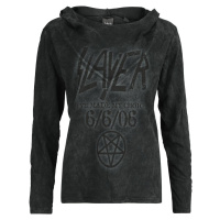 Slayer South Of Heaven Dámské tričko s dlouhými rukávy šedá