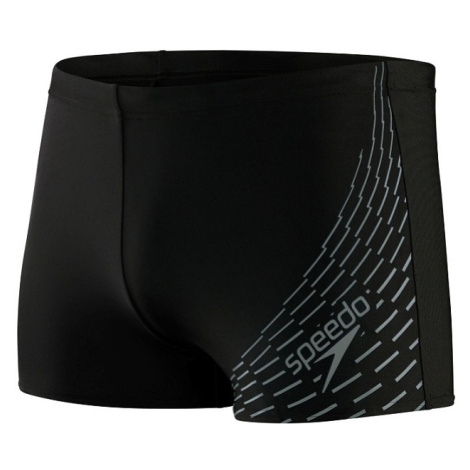 Pánské plavky speedo medley logo aquashort black/ardesia xl - uk38