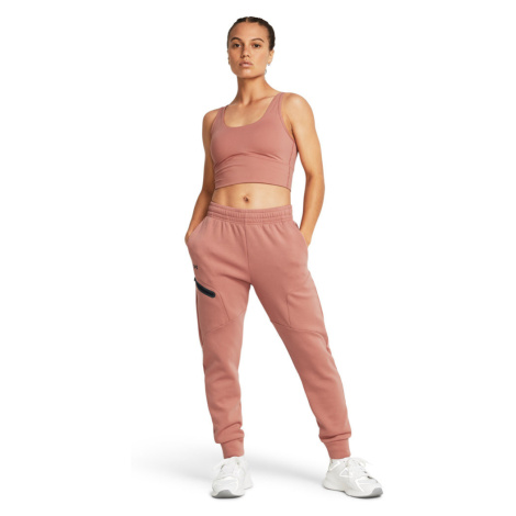 Unstoppable Fleece Joggers | Canyon Pink/Black Under Armour