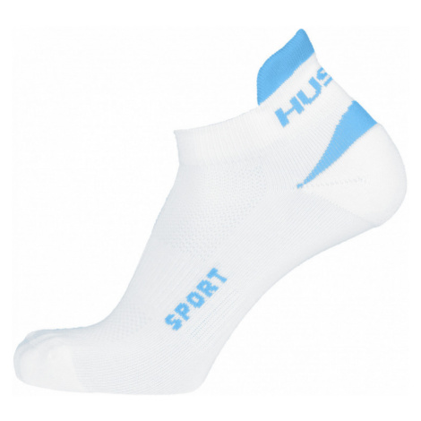 Ponožky HUSKY Sport bílá/tyrkys