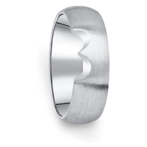 Snubní prsteny z bílého zlata, pár - 03