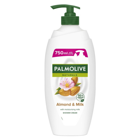 Palmolive Naturals Almond & Milk sprchový gel pro ženy pumpa 750 ml