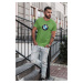 MMO Pánské tričko s logem auta BMW Barva: Hrášková zelená