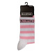 BlackPink ponožky, Stripes &amp; Logo White, unisex