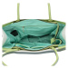 Trendová kabelka přes rameno Tarami, bílá - výrazná zelená
