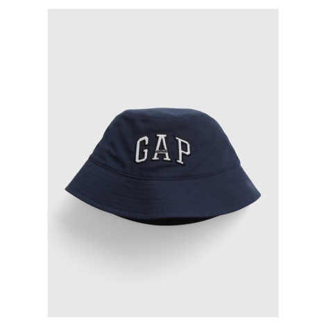 Tmavě modrý dámský bavlněný klobouk s logem GAP