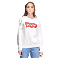 BÍLÁ MIKINA LEVI'S GRAPHIC STANDARD CREW HOODIE