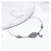 GRACE Silver Jewellery Stříbrný náramek amulet Hamsa - Ruka Fatimy, stříbro 925/1000 NR-SCB079/7