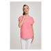 Ladies Extended Shoulder Tee - pinkgrapefruit