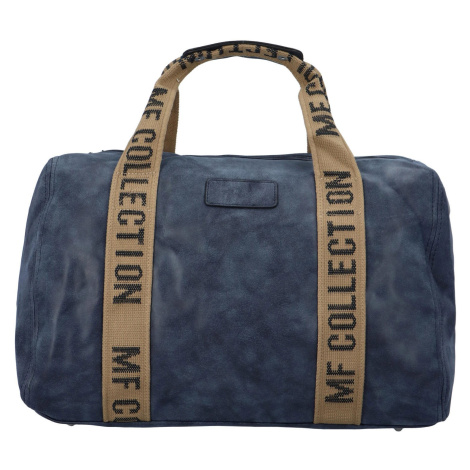 Cestovní dámská koženková kabelka Gita, tmavě modrá MaxFly