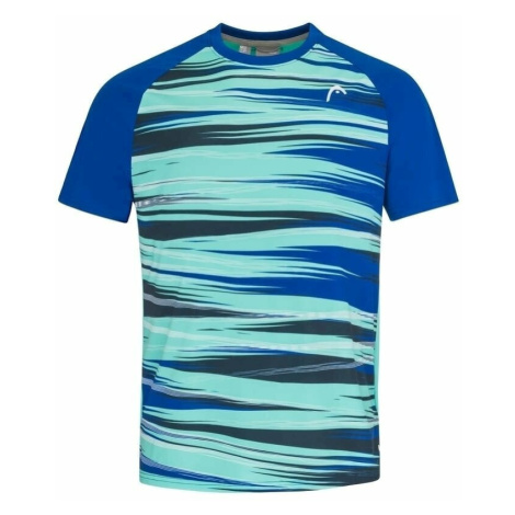 Head Topspin T-Shirt Men Royal/Print Vision Tenisové tričko