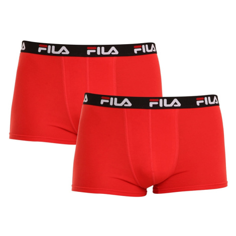 2PACK pánské boxerky Fila červené