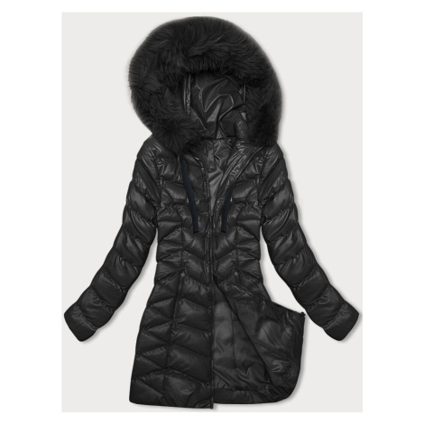 Černá dámská zimní bunda (5M3139-392) J.STYLE