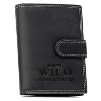 Leather wallet RFID ALWAYS WILD N4L-CHM-BL