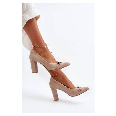 Lodičky na sloupku model 194667 Step in style