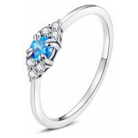 OLIVIE Stříbrný prstýnek BLUE 5369