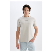 DEFACTO Regular Fit Crew Neck Printed Short Sleeve T-Shirt