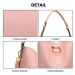 Růžová dámská moderní kabelka 2v1 Camila Lulu Bags