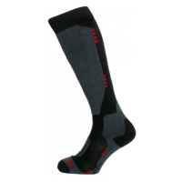 BLIZZARD-Wool Performance ski socks, black/wine red Černá