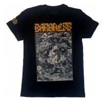 Baroness tričko, Gold & Grey Date Back BP Black, pánské