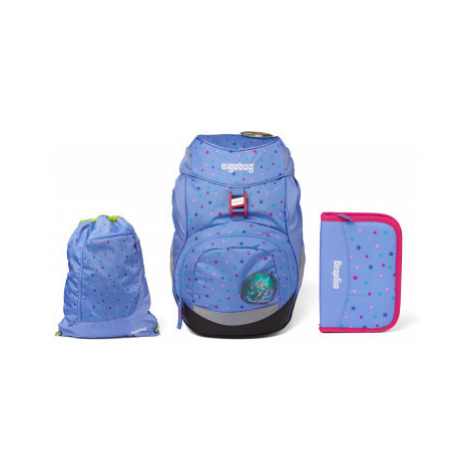 Školní set Ergobag prime - Magical blue - batoh + penál + sportovní pytel