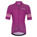 HOLOKOLO Cyklistický dres s krátkým rukávem - FLOW JUNIOR - vícebarevná/růžová