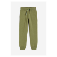 H & M - Kalhoty jogger's česanou vnitřní stranou - zelená