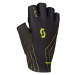 SCOTT Cyklistické rukavice krátkoprsté - RC TEAM LF 2022 - černá/žlutá