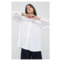 Košile Seidensticker dámská, bílá barva, regular, s klasickým límcem, 60.133441