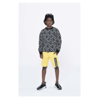 Dětské kraťasy Karl Lagerfeld žlutá barva, nastavitelný pas