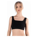 Dámský Crop Top Meméme Black Barva: Černá