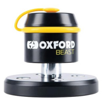 OXFORD zámek s integrovanou podlahovou kotvou BEAST FLOOR LOCK, (černá/žlutá)