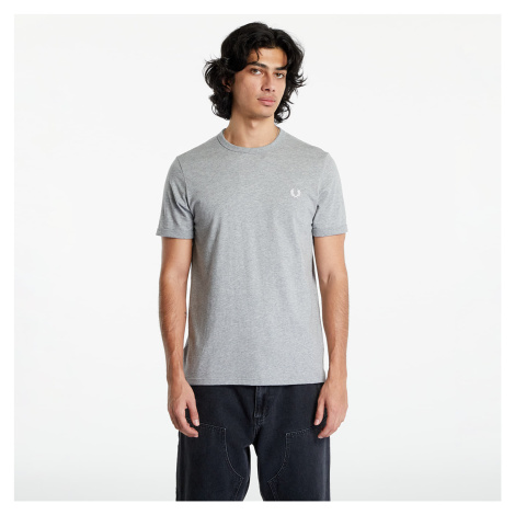 FRED PERRY Ringer T-Shirt Steel Marl