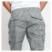 Urban Classics AOP Glencheck Cargo Jog Pants Grey