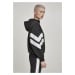 Dámská bunda // Urban Classics Ladies Crinkle Batwing Jacket blk/wht