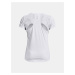 Bílo-šedé dámské sportovní tričko Under Armour UA Iso-Chill Run SS I