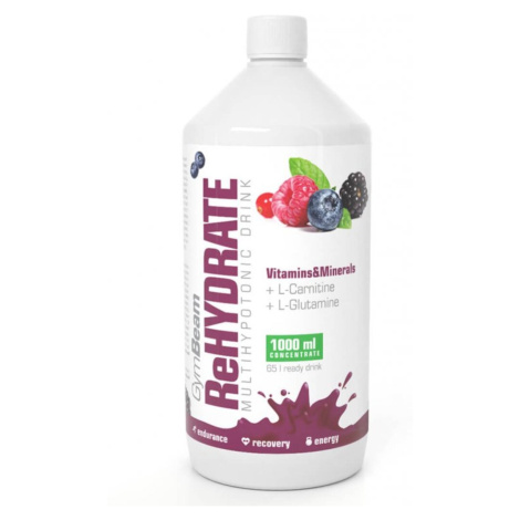 GymBeam Iontový nápoj ReHydrate forest fruit 1000 ml