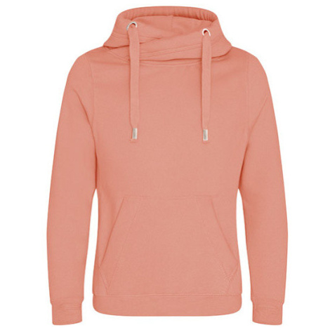 Růžové pánské sportovní mikiny přes hlavu