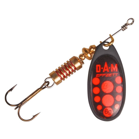 DAM Třpytka EFFZETT STANDARD SPINNER BLACK RED Varianta: 6 g