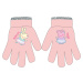 Prasátko Pepa - licence Dívčí rukavice - Prasátko Peppa 52421100, lososová Barva: Lososová