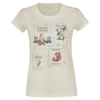 Alice in Wonderland Frames Dámské tričko přírodní