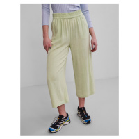 Světle zelené culottes Pieces Vinsty - Dámské