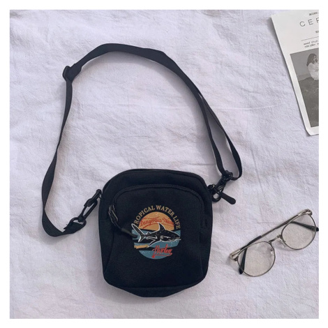 Malá dámská plátěná taška přes rameno na telefon a drobnosti