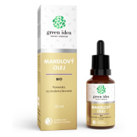 Green Idea Mandlový olej BIO mandlový olej lisovaný za studena 25 ml