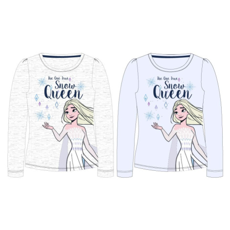 Frozen - licence Dívčí tričko - Frozen 52029007, světle šedý melír Barva: Šedá