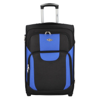 Cestovní kufr Asie velikost L, černá-modrá