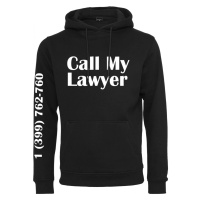 Pánská mikina Call My Lawyer Hoody - černá